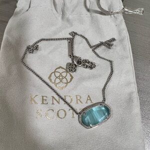 Kendra Scott blue stone necklace